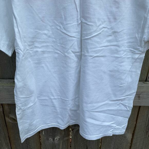 Nike Ohio State T-Shirt Y2K Vintage 1999 Just Do It Graphic Medium White Buckeye - Picture 7 of 9